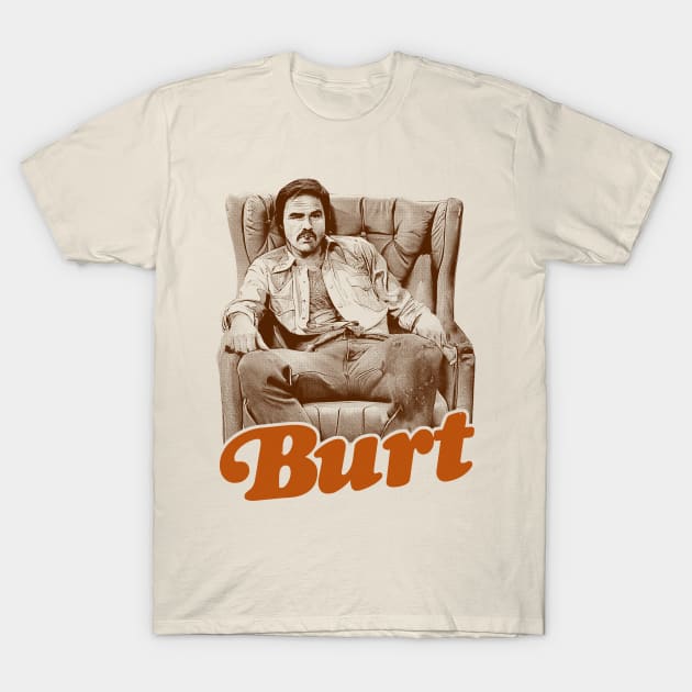 Burt Reynolds --- Retro Fan Art T-Shirt by DankFutura